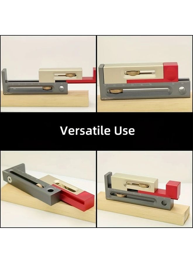 Sawtooth Adjuster Manual Slot Cutter Tool For Cabinet Making Furniture Assembly - Image 2